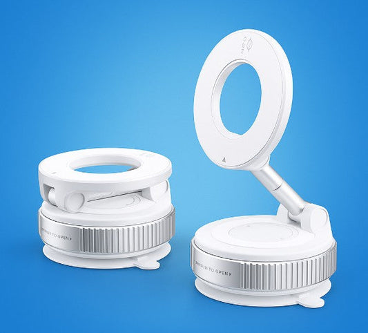 MagnoMount™ 360 — Vacuum-Lock Magnetic Car Phone Holder