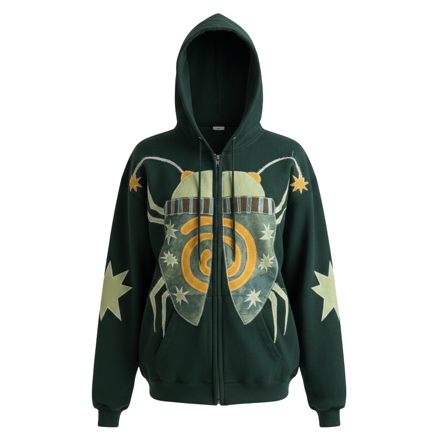 The Beetle Swirl Zip