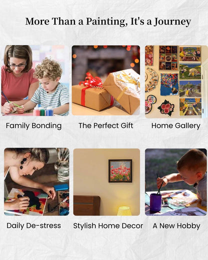 Fish & Begonia Paint By Numbers Kit