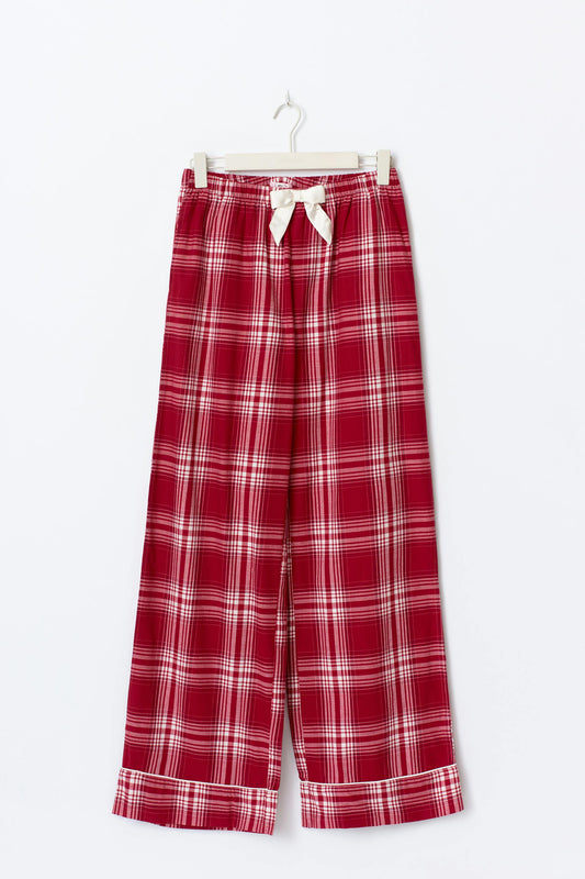 X-Mas Plaid PJ Set