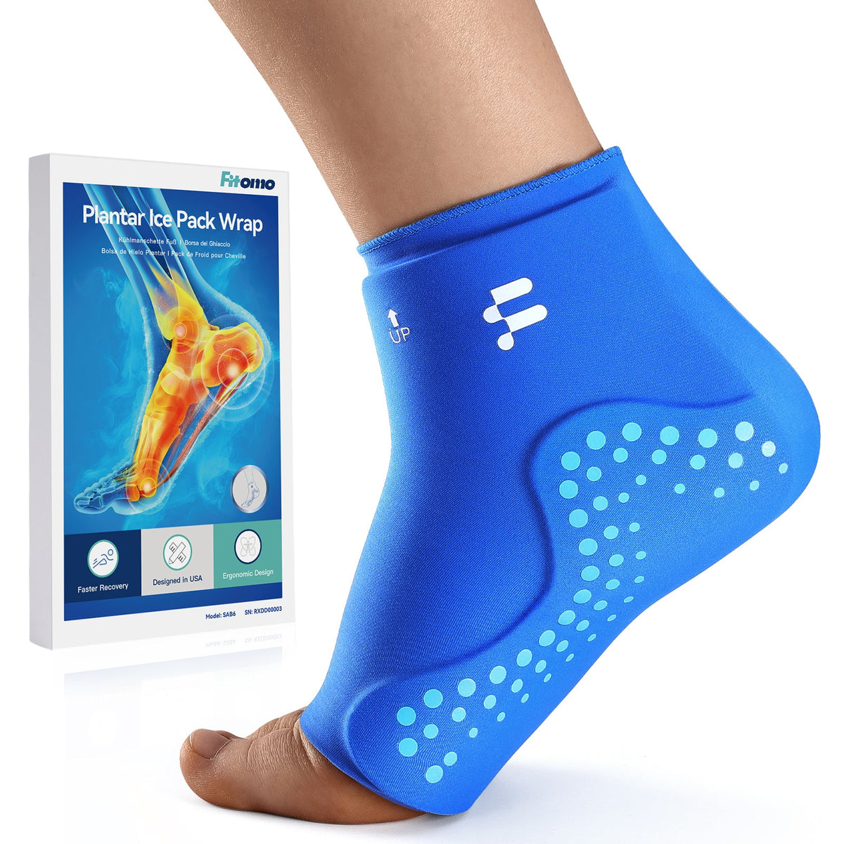 ThermaCore Hot & Cold Ankle Compression Wrap