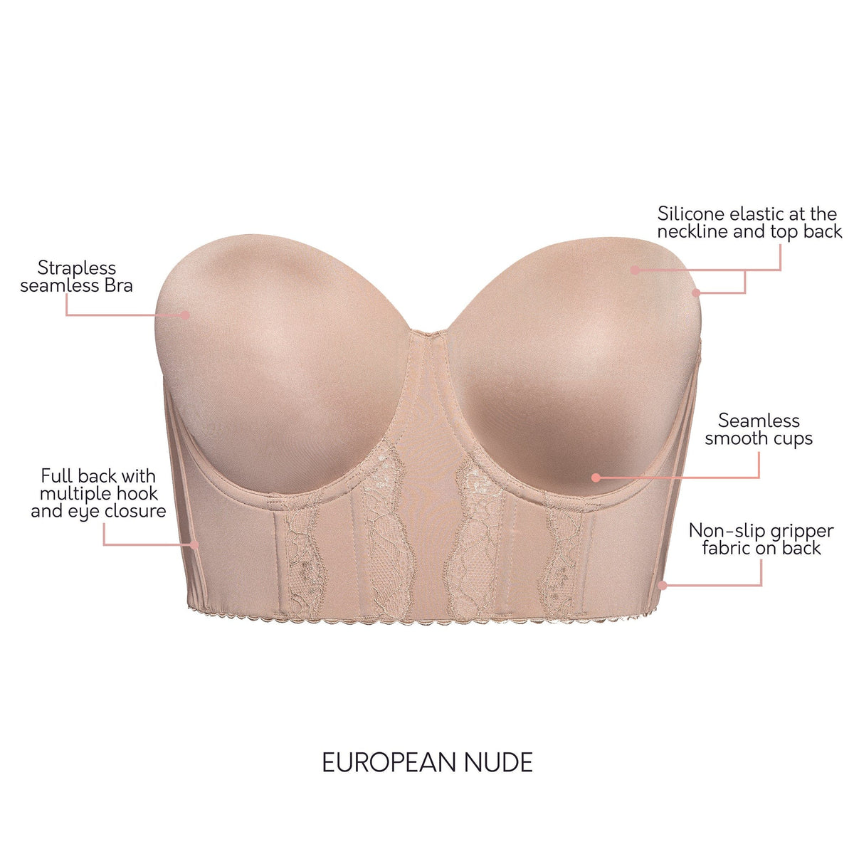 SmoothStay™ Seamless Longline Bra