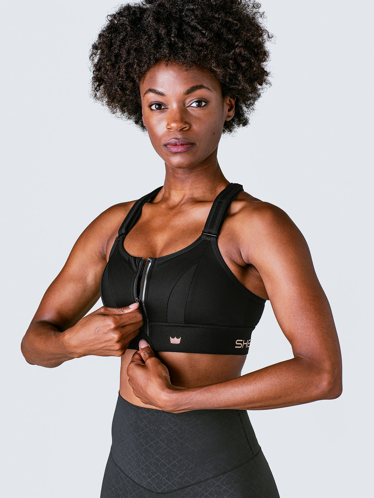 NoBounce™ Zip-Front Sports Bra
