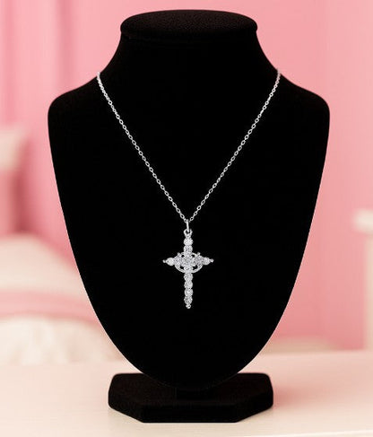 EternaFaith™ Crown Cross Necklace