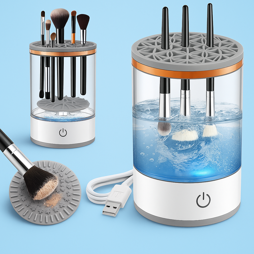 GlowSpin™- Keep your brushes (and your skin) fresh, always.