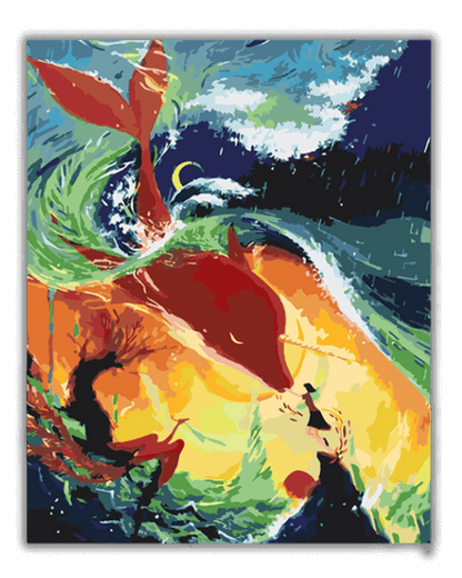 Big Fish and Begonia Painting