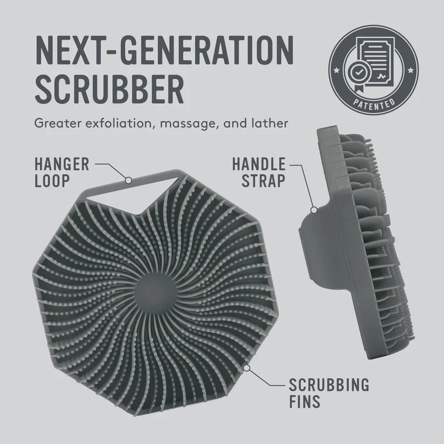 Sud Scrub Antimicrobial Silicone Body Scrubber