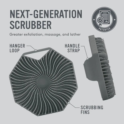Sud Scrub Antimicrobial Silicone Body Scrubber